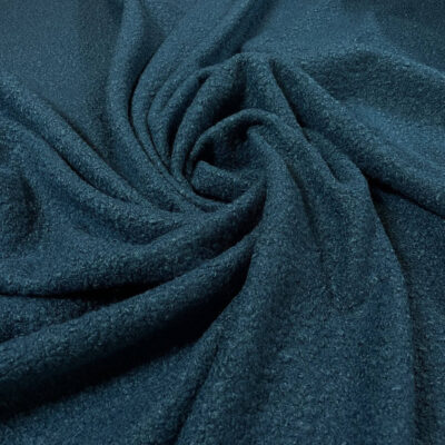 Stofa boucle albastru-marin