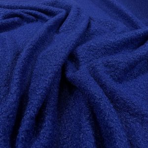 Stofa boucle albastru-royal