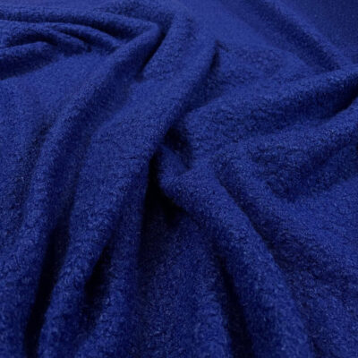 Stofa boucle albastru-royal