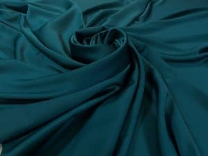 Tafta elastica Roselyn turcoaz-marin inchis