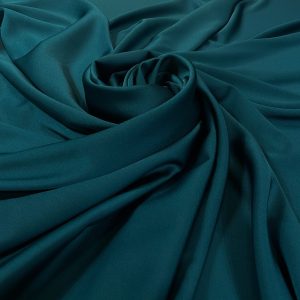 Tafta elastica Roselyn turcoaz-marin inchis
