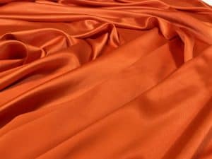 Satin gros elastic orange intens