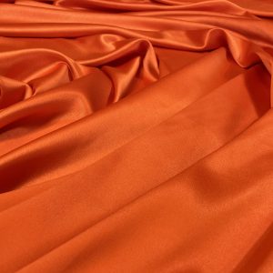 Satin gros elastic orange intens
