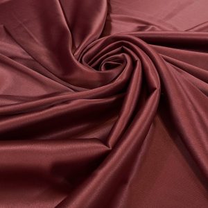 Satin gros elastic bordeaux prafuit