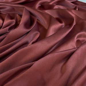Satin gros elastic bordeaux prafuit