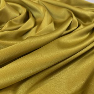 Satin gros elastic Golden Olive