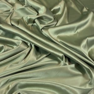 Satin gros elastic verde-olive deschis