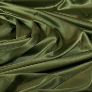 Satin gros elastic verde-lime