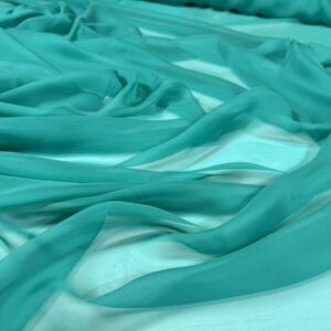Voal subtire verde-turcoaz