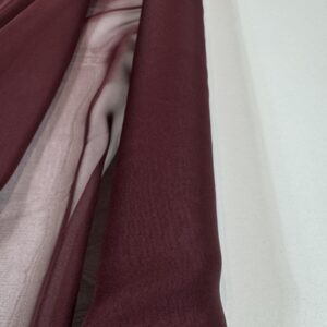 Voal subtire burgundy-marsala
