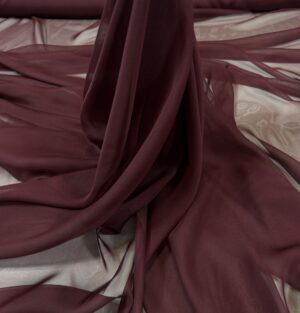 Voal subtire burgundy-marsala