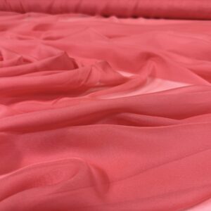Voal subtire coral-rose