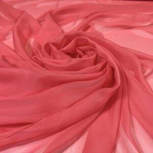 Voal subtire coral-rose