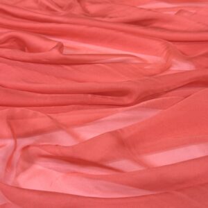Voal subtire coral-orange