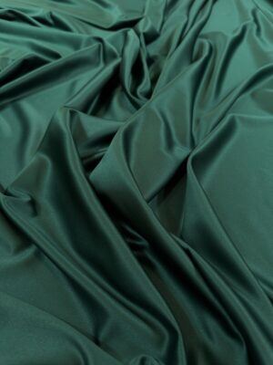 Crep satinat Royal verde pin