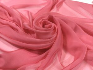 Voal subtire coral-rose