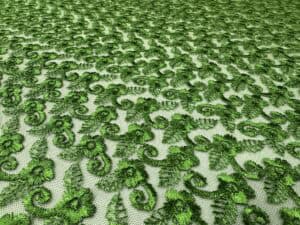 Broderie verde-crud