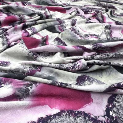 Jacquard subtire imprimat