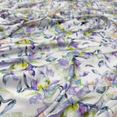 Imitatie satin matase imprimat