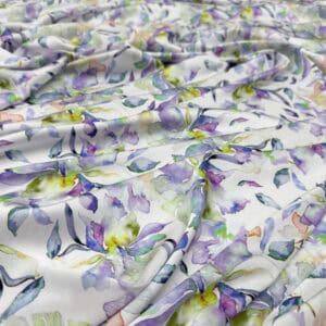 Imitatie satin matase imprimat