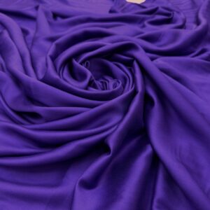 Batist de bumbac satinat mov-indigo