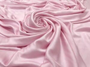 Batist de bumbac satinat roz pastel