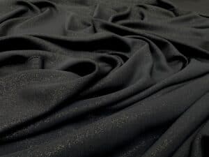 Crep negru cu aspect metalizat auriu