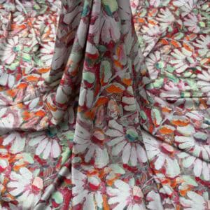 Imitatie satin matase imprimat