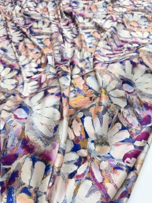 Imitatie satin matase imprimat
