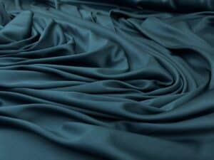 Satin gros elastic turcoaz marin