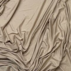 Jerse de bumbac bej-nude