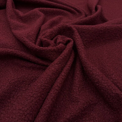 Stofa boucle bordeaux