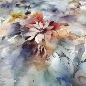 Bumbac ranforce imprimeu floral