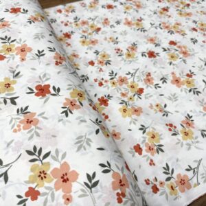 Bumbac ranforce imprimeu floral