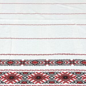 Bumbac fata de mata cu imprimeu traditional