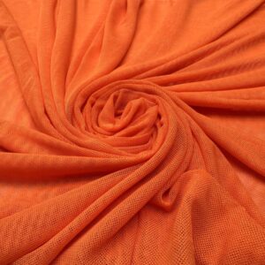Tulle mesh elastic orange