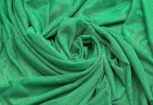 Tulle mesh elastic verde crud