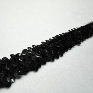 Banda elastica cu paiete negre