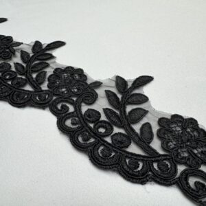Bordura broderie neagra