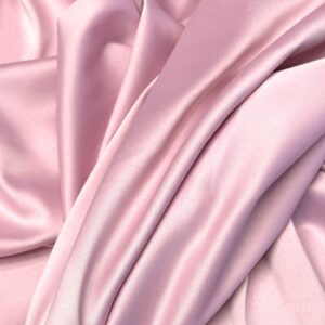 Satin gros elastic baby pink