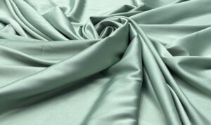 Satin gros elastic verde jad