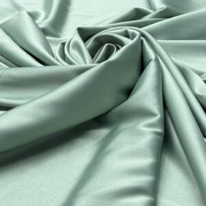 Satin gros elastic verde jad