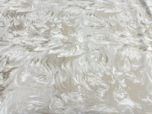 Tesatura draperie imprimeu floral bej