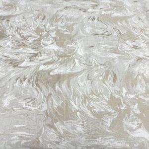 Tesatura draperie imprimeu floral bej