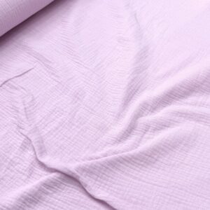 Muselina de bumbac roz pastel