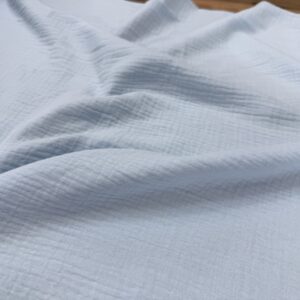 Muselina de bumbac bleu