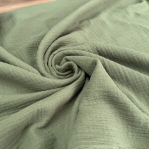 Muselina de bumbac olive
