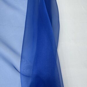 Organza decor albastra