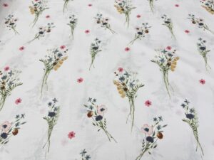 Bumbac ranforce imprimeu floral