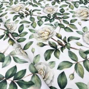 Creton impermeabil imprimeu floral